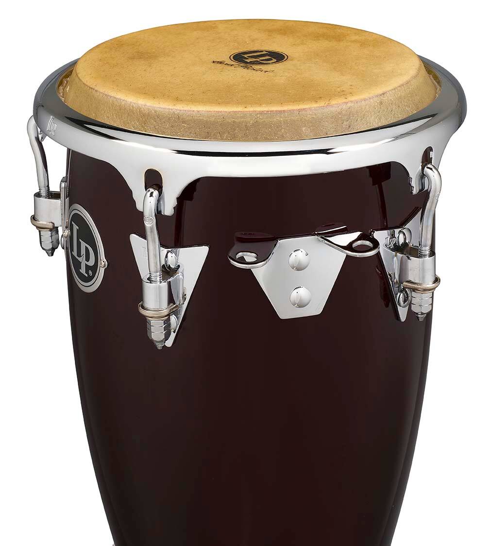 Left. Latin Percussion - 8" and 9" Junior Conga Set.