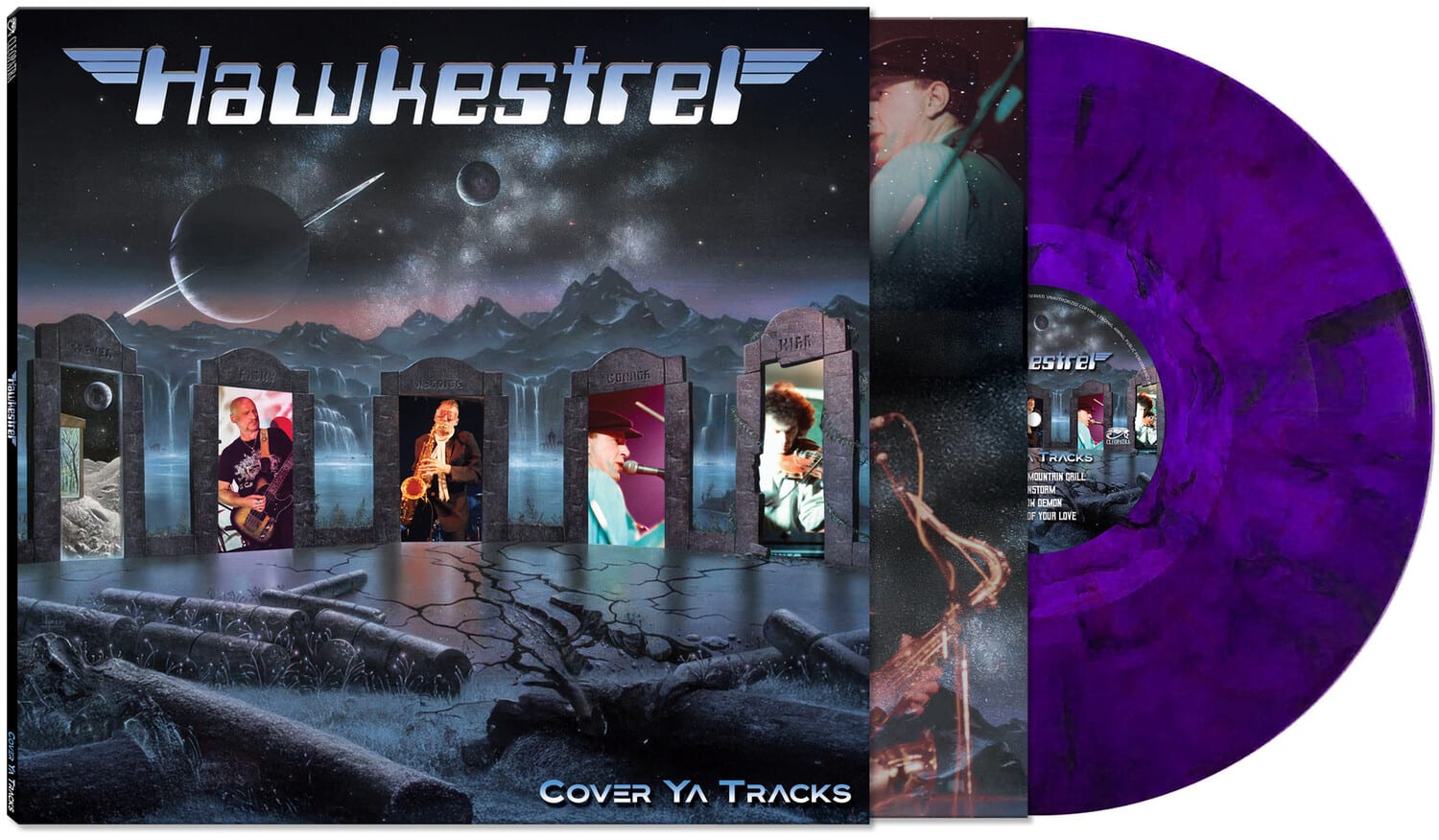 Hawkestrel - Cover Ya Tracks   - VINYL LP price history on PriceWatchPro