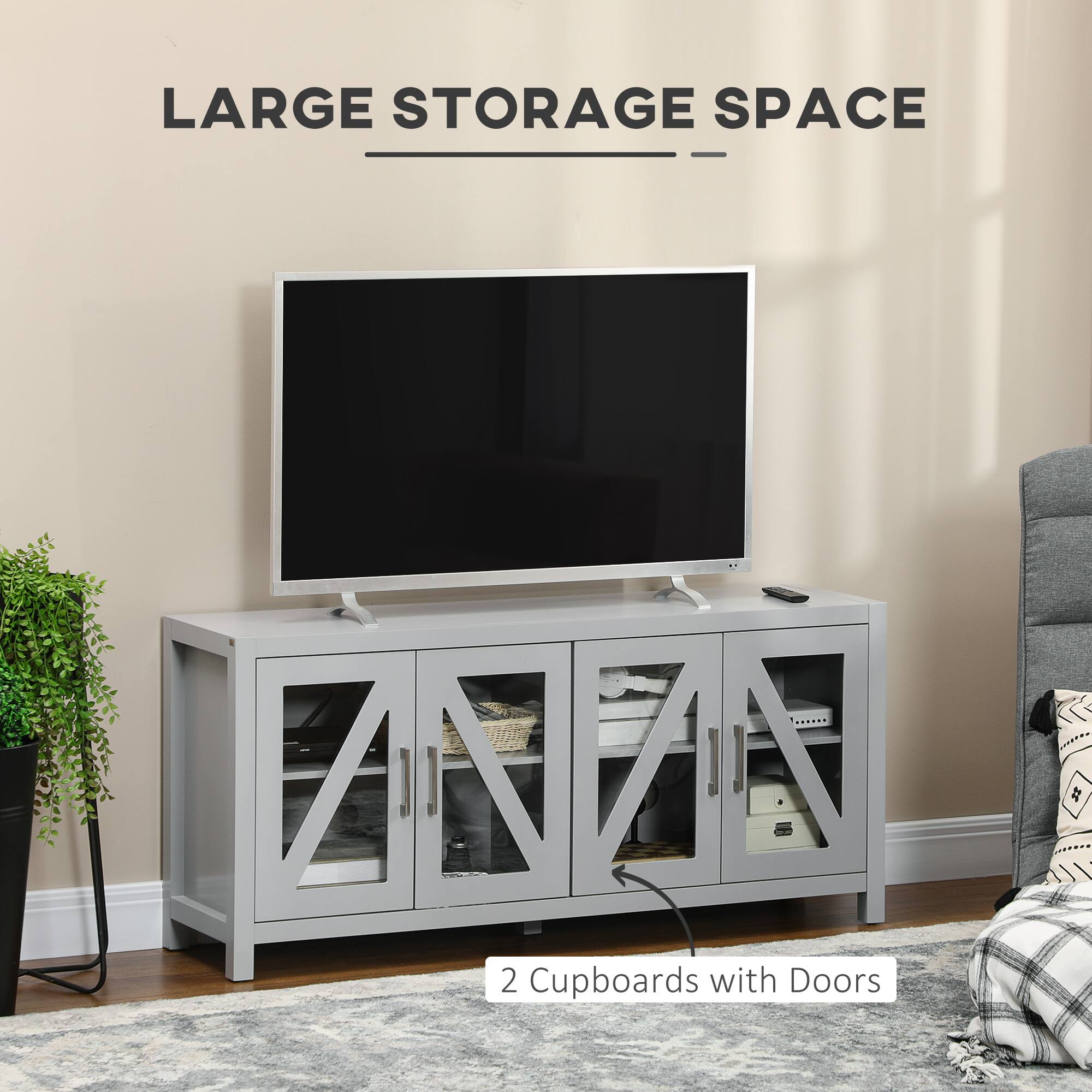 LARGE STORAGE SPACE

2 Cupboards with Doors