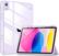Front. DTTO - Case for iPad (A16) 11-inch 2025 and iPad 10th Generation 10.9 Inch 2022, Clear Back and TPU Shockproof Frame Cover - Pale Purple.