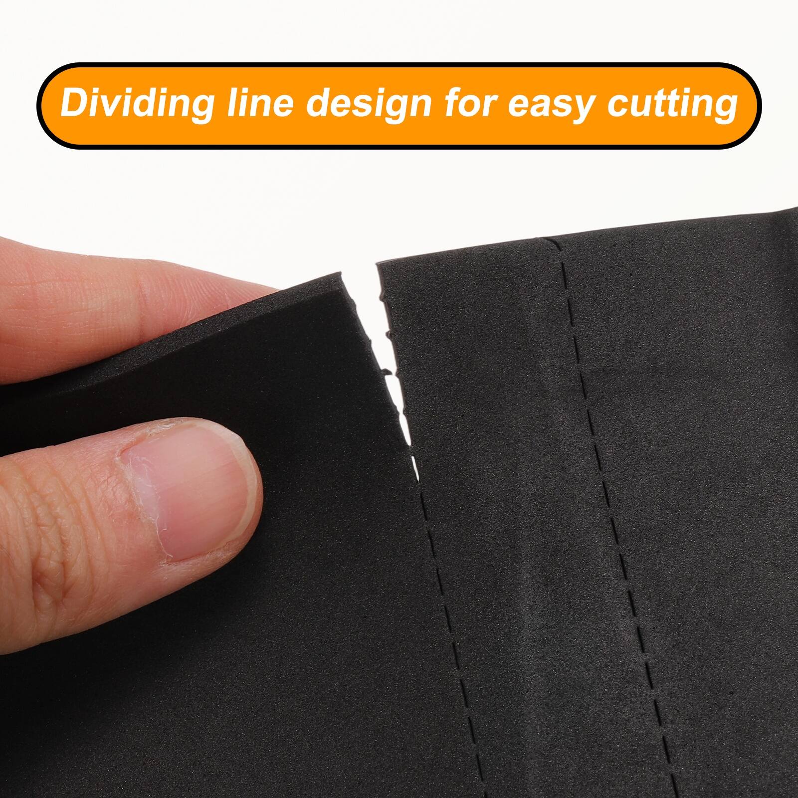 Dividing line design for easy cutting
