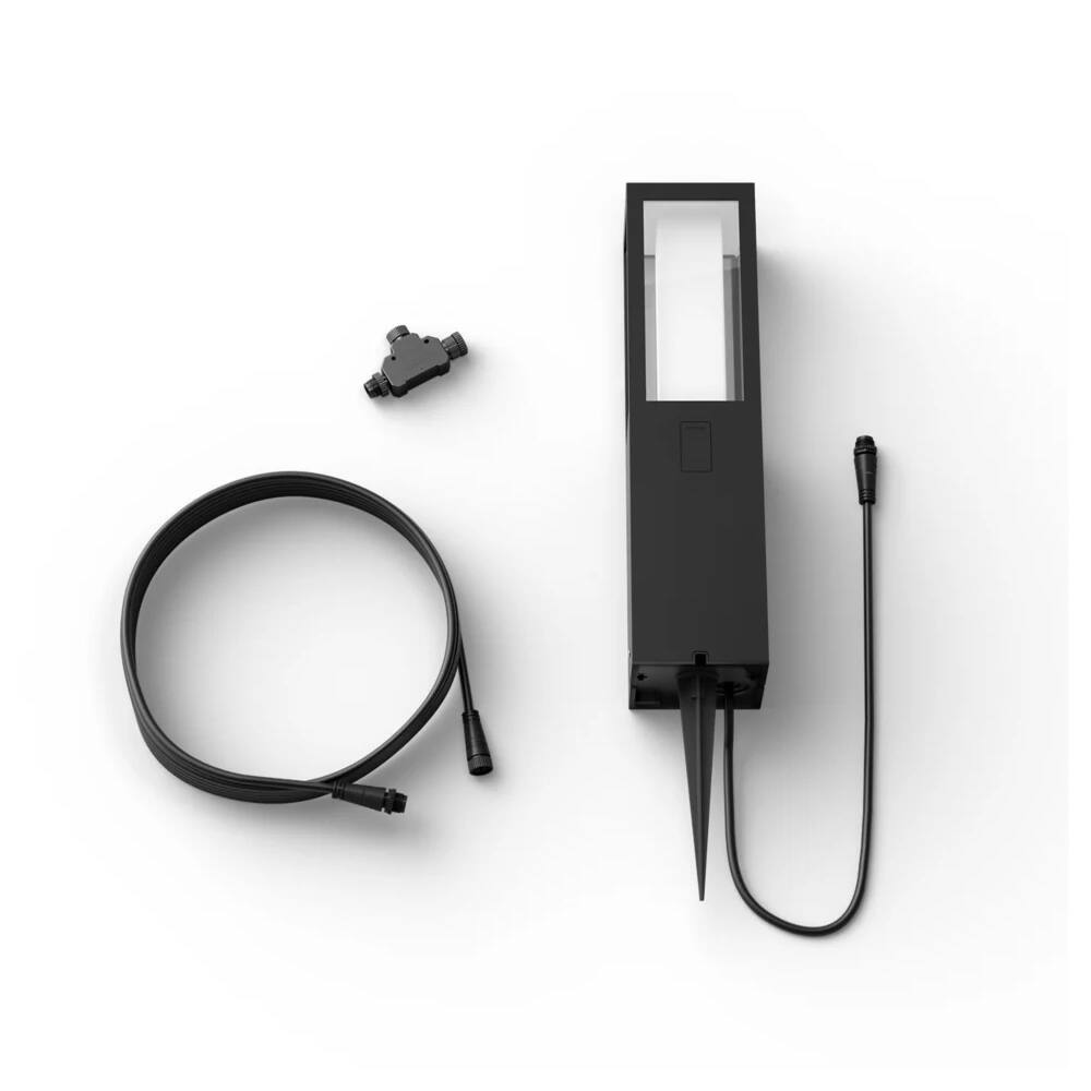 Back. Philips - Philips - Hue Impress Smart Outdoor Pedestal Light – White & Color Ambiance LED, Low-Volt System.