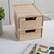 Alt View 11. Martha Stewart - Weston Set of 2 Paulownia Wood Storage Boxes with Pullout Drawers - Light Natural.