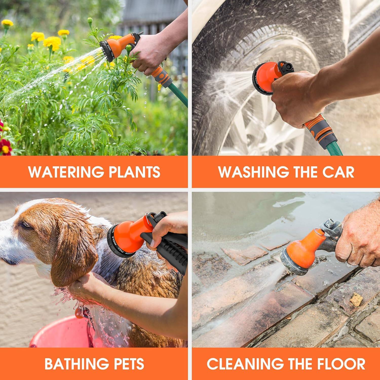 WATERING PLANTS  
WASHING THE CAR  
BATHING PETS  
CLEANING THE FLOOR