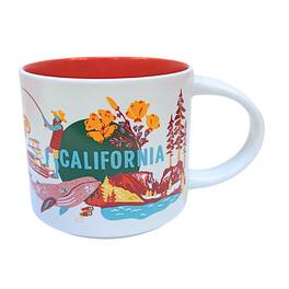 Starbucks - Discovery Series California Ceramic Mug, 14 Oz - Red