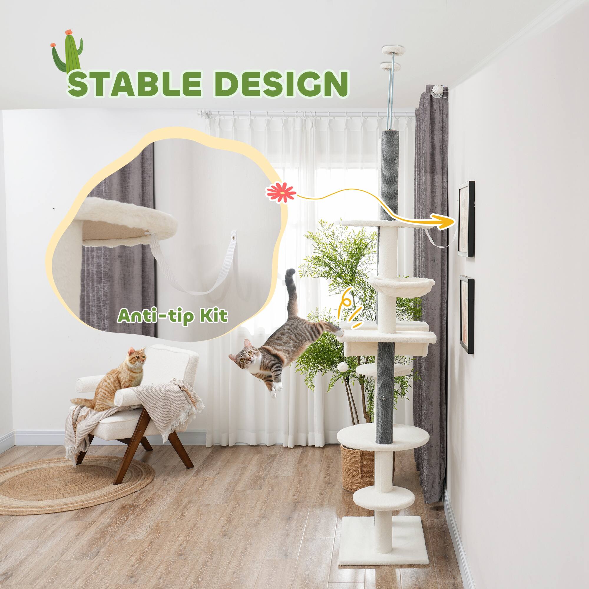 STABLE DESIGN  
Anti-tip Kit