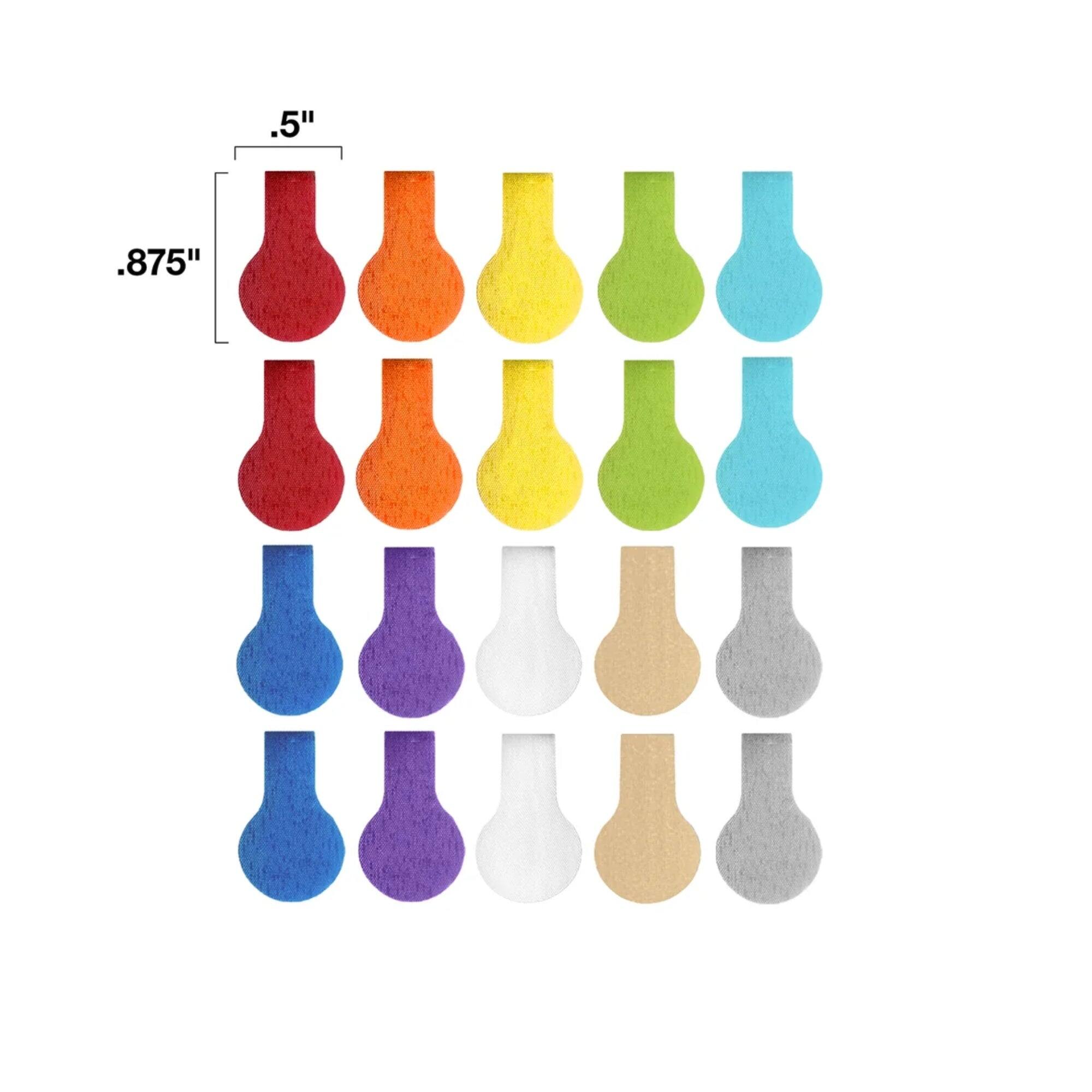 Grizzly Supply - Mini Cable Label 20/pk - Assorted Colors price history on PriceWatchPro