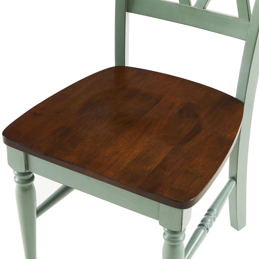Alt View 3. Crosley Furniture - Shelby 4-Piece Dining Chair Set - Blue.