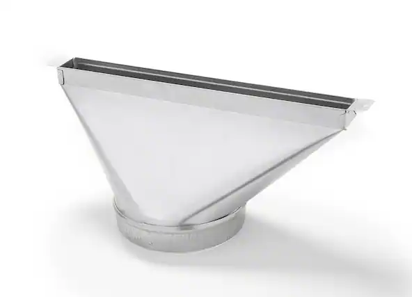 Front. Viking - Transition 17/8"x19" to 8" round.