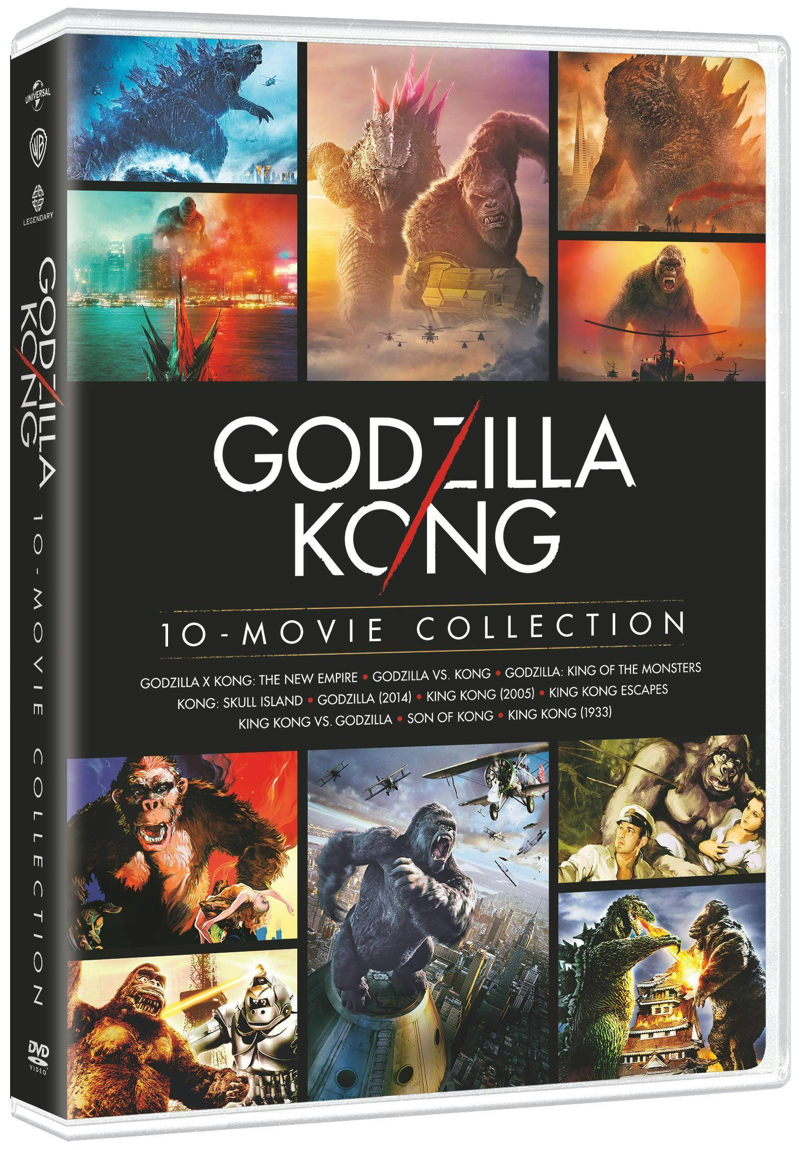 Angle. Godzilla | Kong 10-Film Collection [DVD].