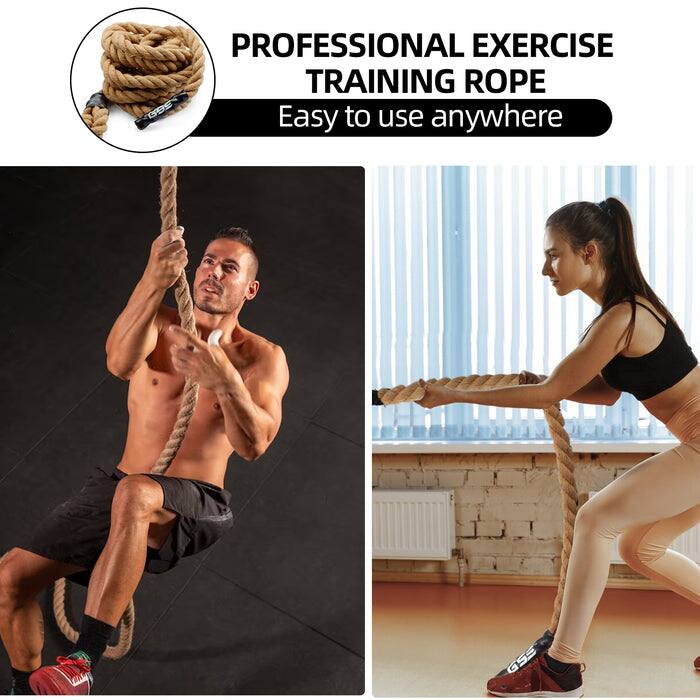 PROFESSIONAL EXERCISE TRAINING ROPE Easy to use anywhere GSS