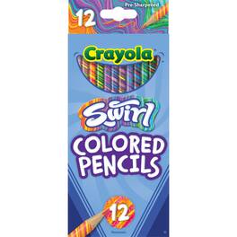 Crayola - SWIRL Colored Pencils 12 Count