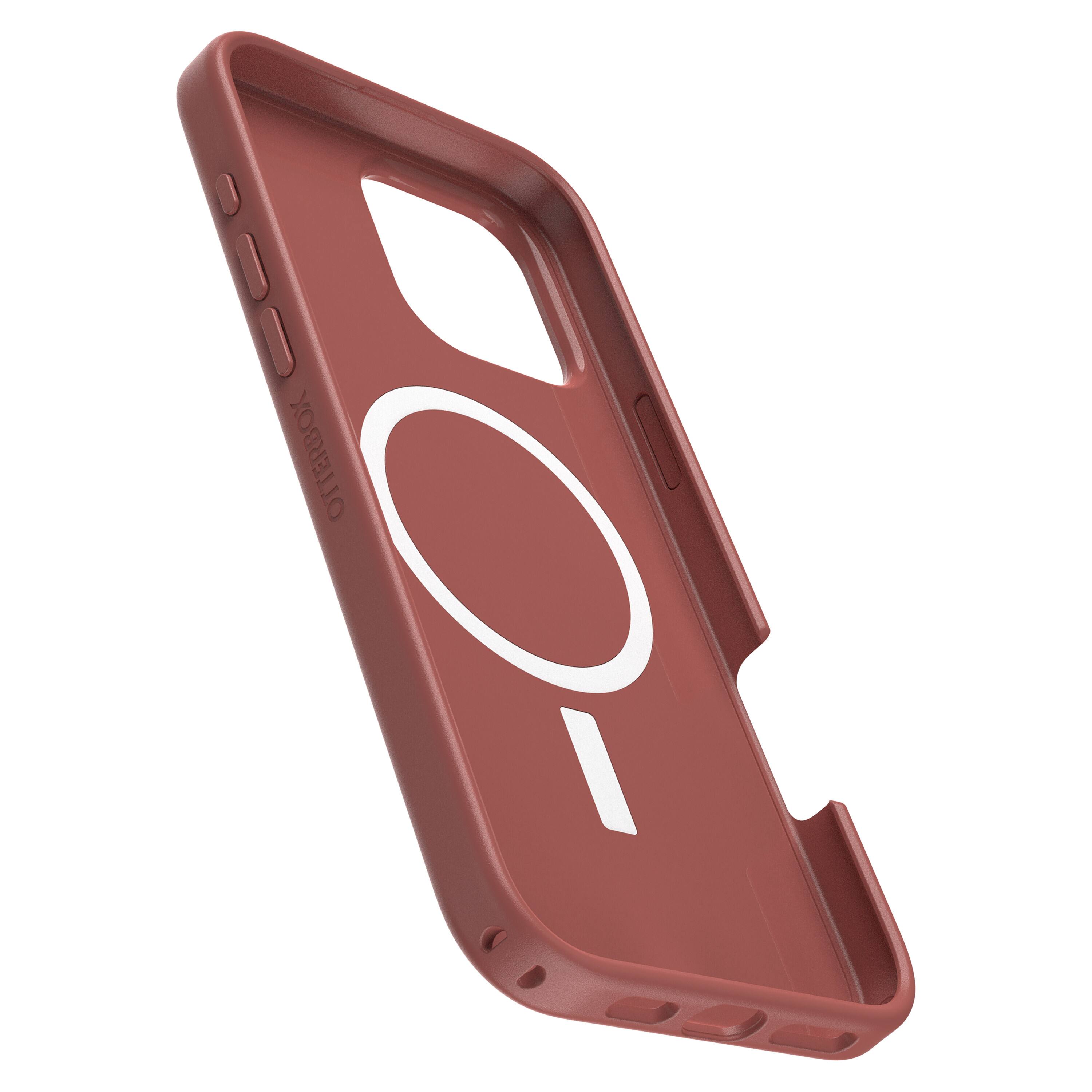Alt View 1. OtterBox - Symmetry Series Hard Shell for MagSafe for Apple iPhone 16 Pro Max - Autumn Rust.