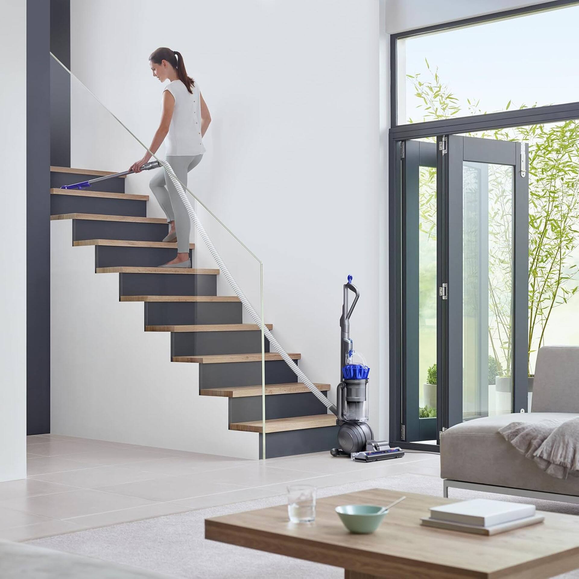 Alt View 3. Dyson - Exclusive Ball Animal 2 Plus Corded Upright Vacuum with 5 Accessories - Molded Blue.