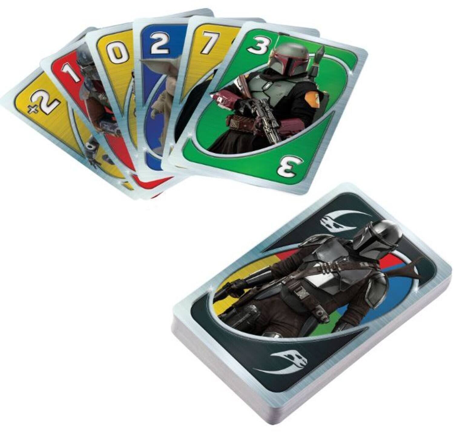 Alt View 3. Mattel - Mattel Games - UNO Star Wars: The Mandalorian   - GAMES (MISC) - Multicolor.