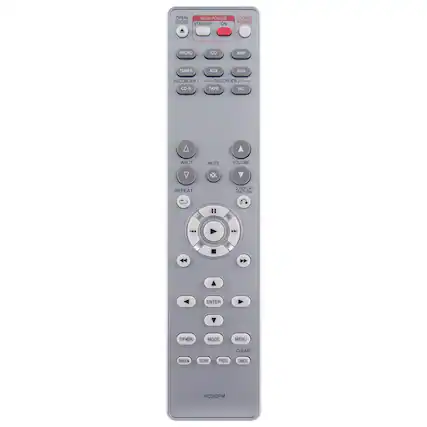 OPLN/ MAIN POWER CLOSE STANDBY ON SOURCE POWER PHONO CD AMP TUNER AUX DVD RECORDER 1 CD-R RECORDER 2 TAPE MD INPUT MUTE VOLUME * REPEAT A REPLAY RETURN -. ENTER TOP MENU MODE MENU CLEAR/ AANCOM SGAN PROG CANCEL HC002PM