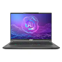 MSI - Creator A16 AI+ - Copilot+PC - 16" 240Hz Gaming Laptop QHD+ - AMD R7-350 with 32GB Memory - GeForce RTX 4060 - 1TBSSD - Lunar Gray - Front_Zoom