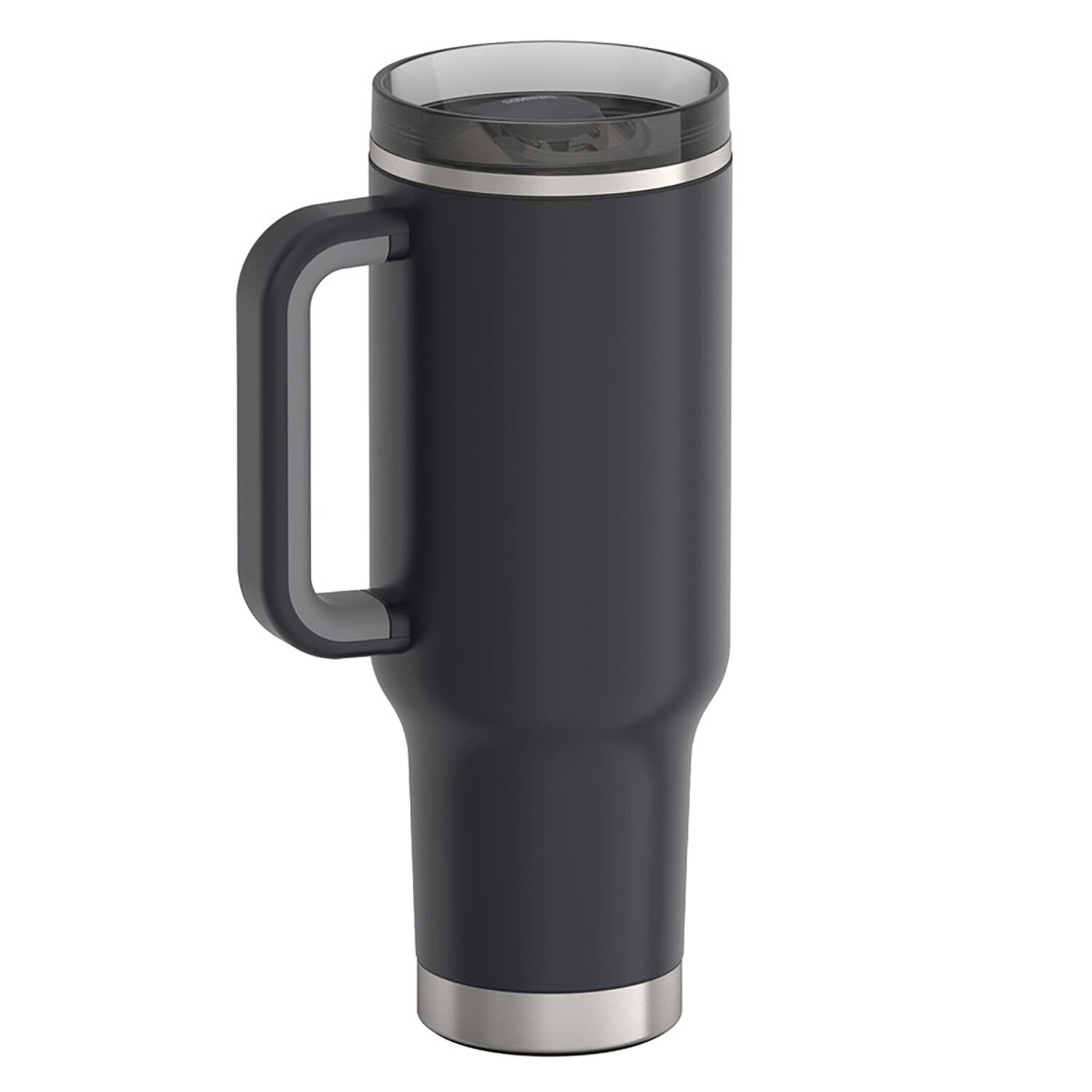 Alt View 10. Thermos - Thermos 40 oz Stainless Steel Cup Holder Mug w/ Straw - Granite - Granite.