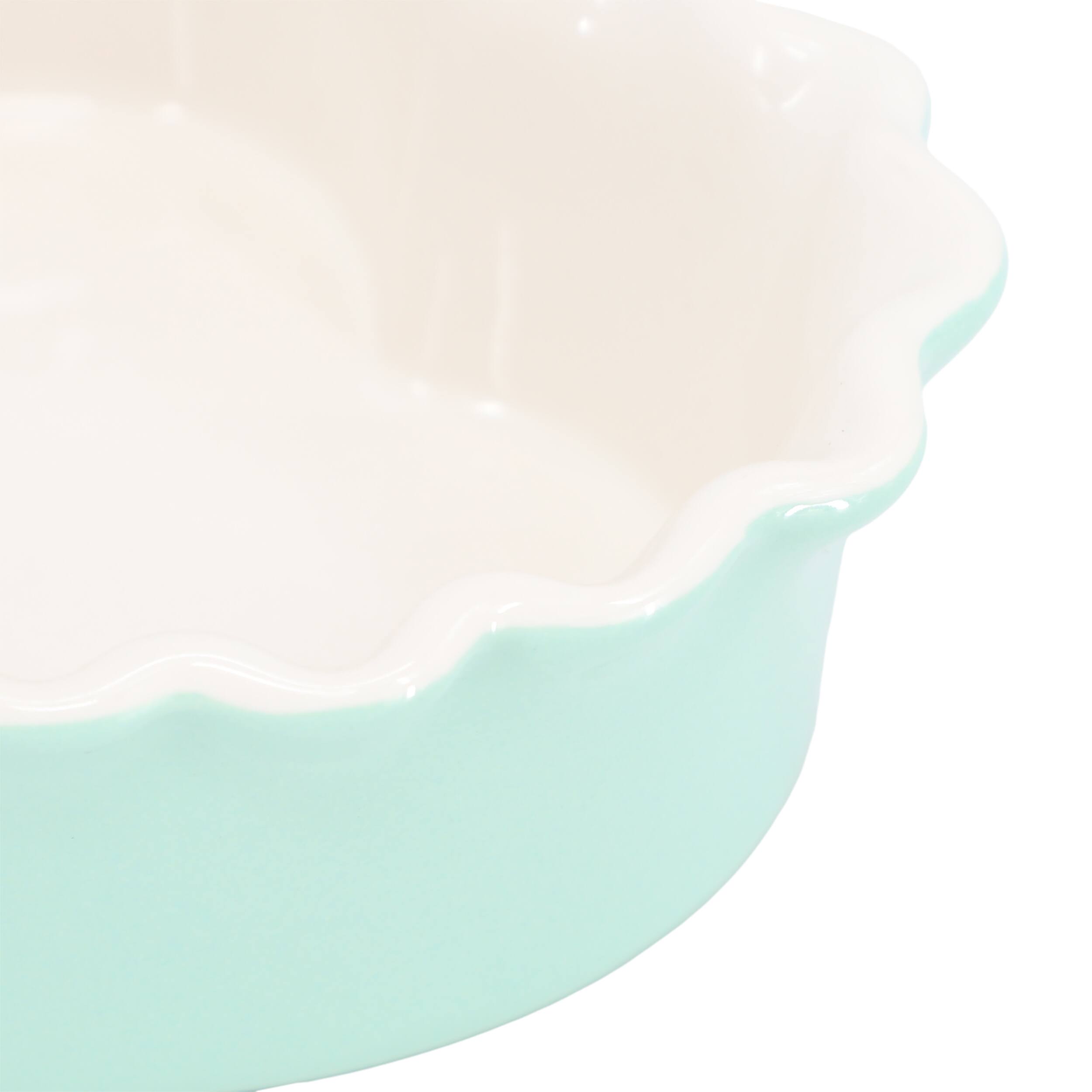 Alt View 3. Martha Stewart - Martha Stewart Hartley 6 Piece 4.1 Inch Stoneware Heart Shape Baker Set in Blue - Blue.