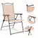 Alt View 4. Costway - Costway Set of 2 Patio Folding Sling Back Chairs Camping Deck Garden Beach - Yellow.