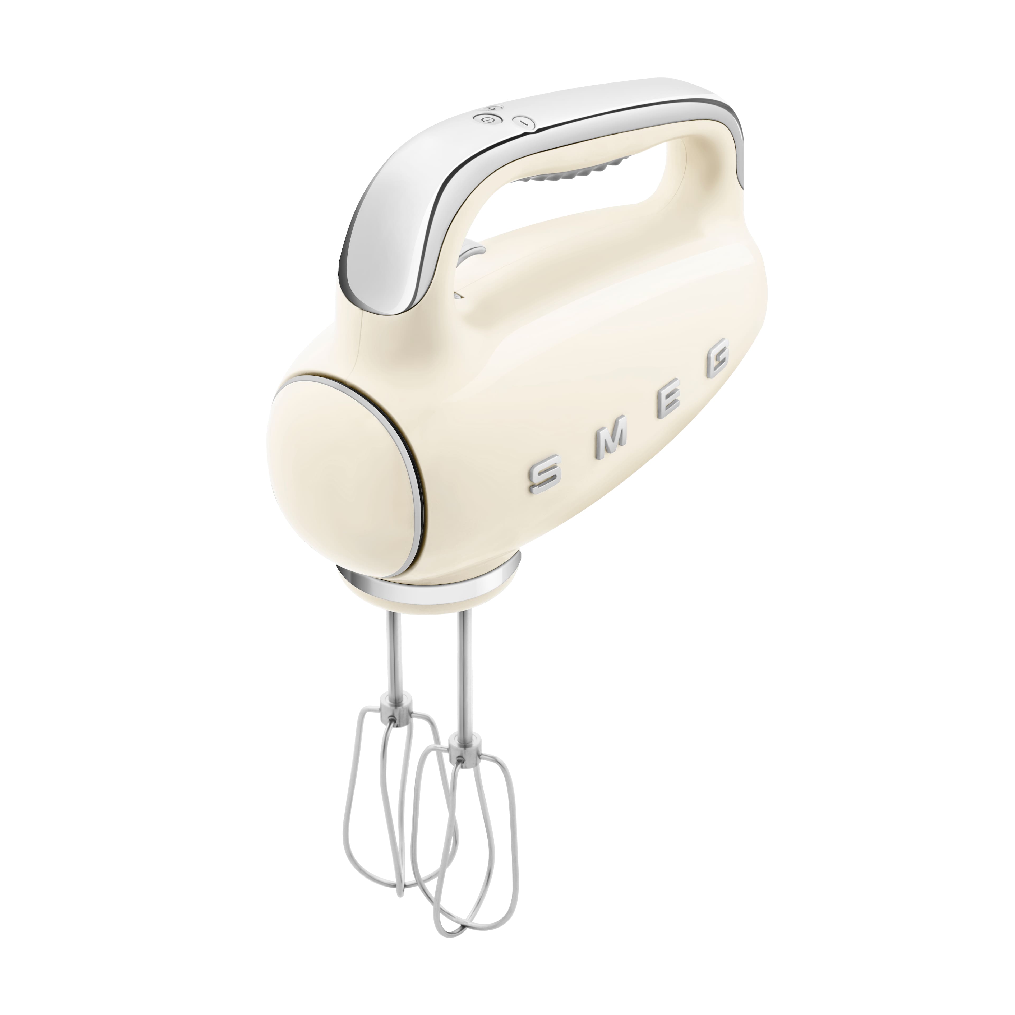 Left. SMEG - HMF01 9 Speed Hand Mixer - Cream.