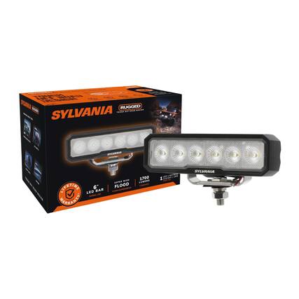 SYLVANIA
RUGGED
TOUGH OFF ROAD DESIGN
6" LED BAR
SUPER WIDE FLOOD
1700 LUMENS
LIFETIME WARRANTY
SYLVANIA
LED LIGHTBAR
12V/24V
