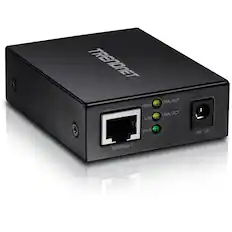 TRENDNET
FIBER LINK/ACT
LAN LINK/ACT
PWR
1000Base-T
5V 1A