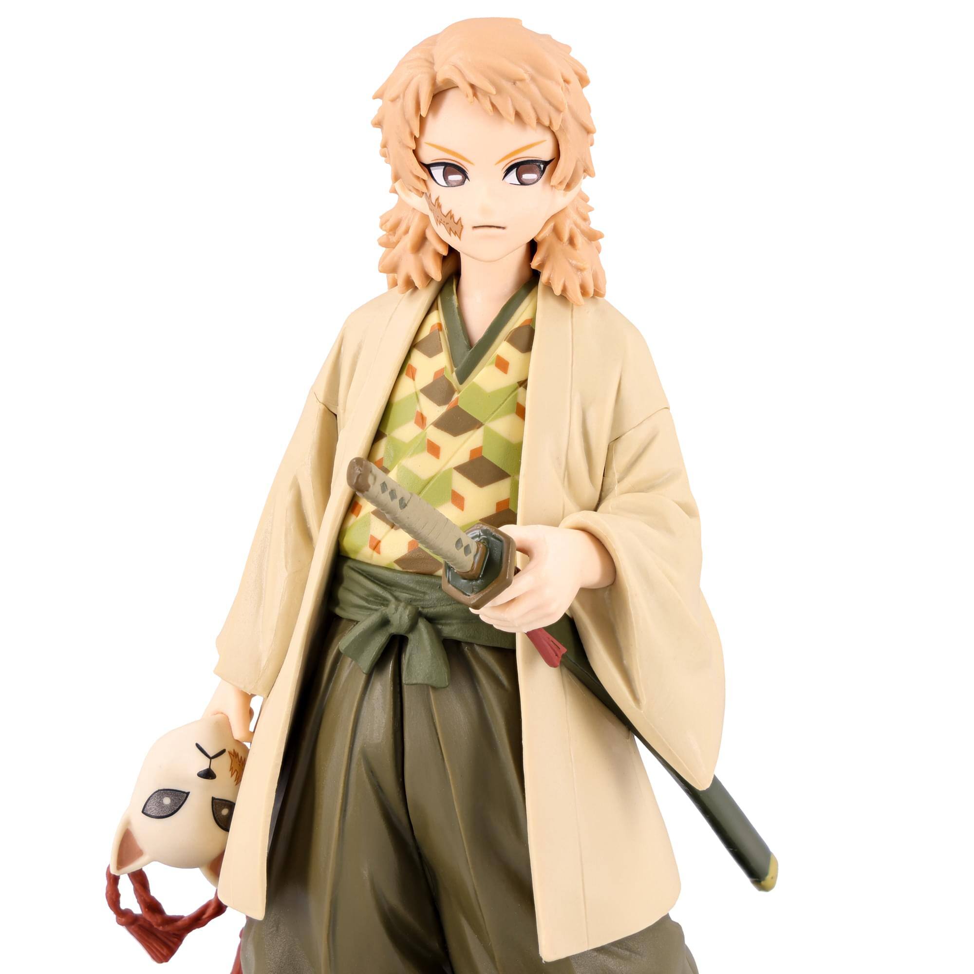 Alt View 3. Bandai - Banpresto Demon Slayer: Kimetsu No Yaiba Vol. 20 Sabito PVC Figure - Brown.