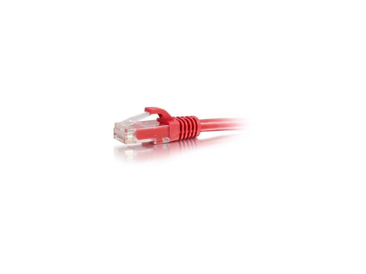 Front. Cables to Go - C2G 50810 15 ft. Cat6a Snagless Unshielded (UTP) Ethernet Network Patch Cable - Red.