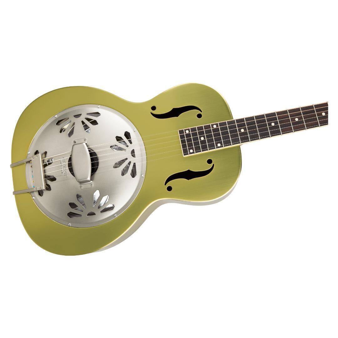 Back. Gretsch - Gretsch G9202 Honey Dipper Special, Round-Neck, Padauk Fingerboard, Bell Bronze.