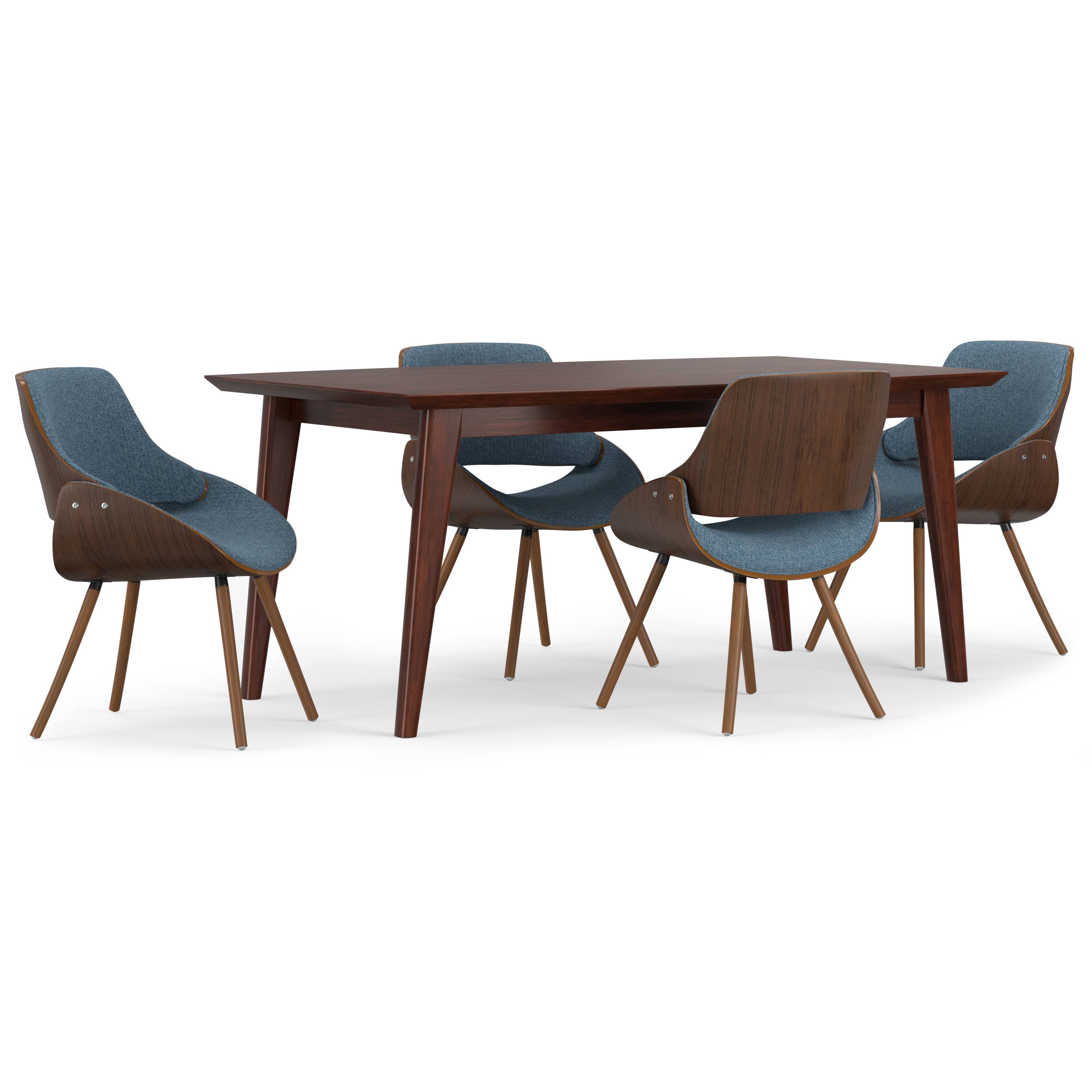 Back. Simpli Home - Malden / Draper 5-Piece Dining Set - Denim Blue.