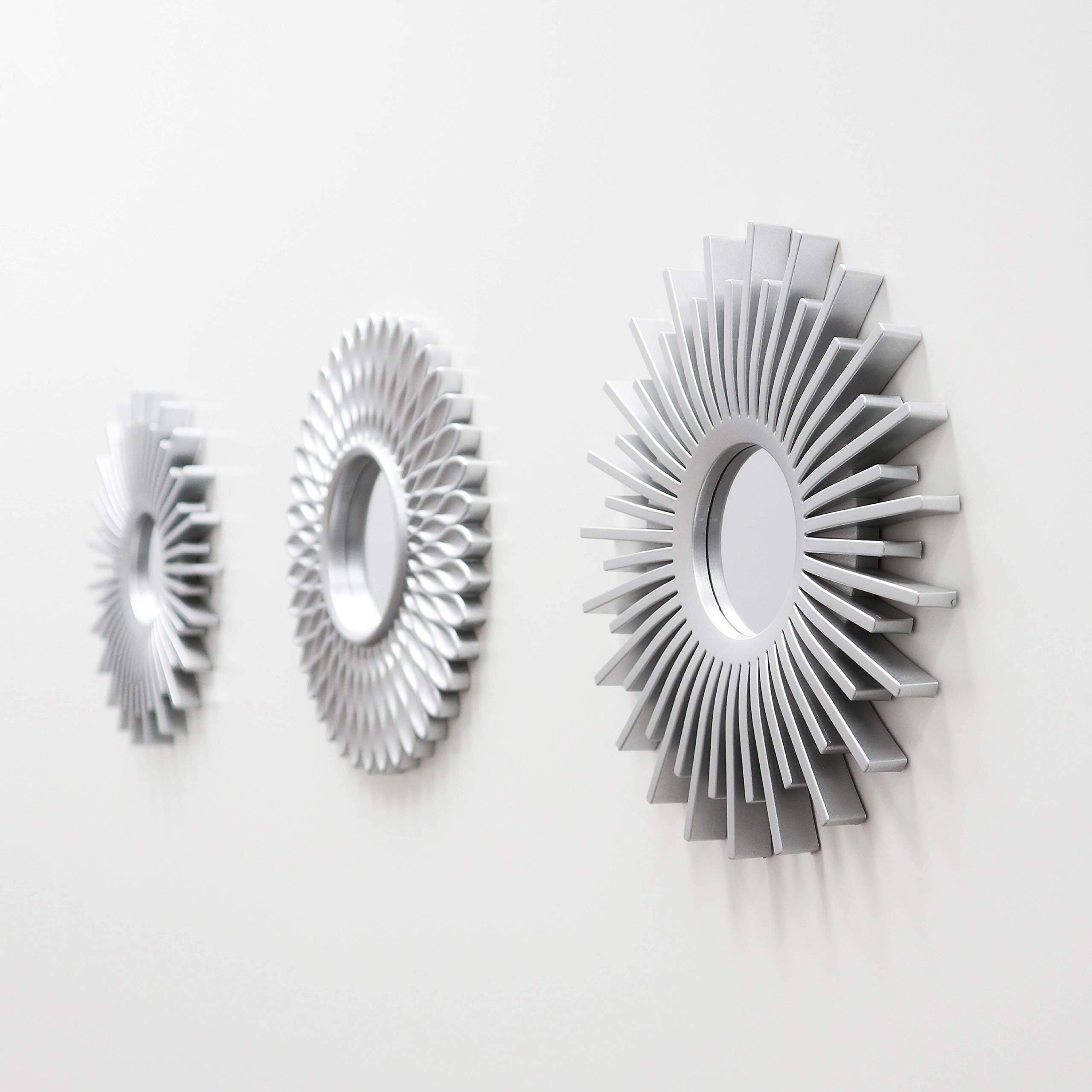 Alt View 3. Dapper Styles - Wall Mirrors Round For Home Decor Bedroom & Room Espejos Decorativos De Pared Sala Dormitorio Circle Minima... - Gold.