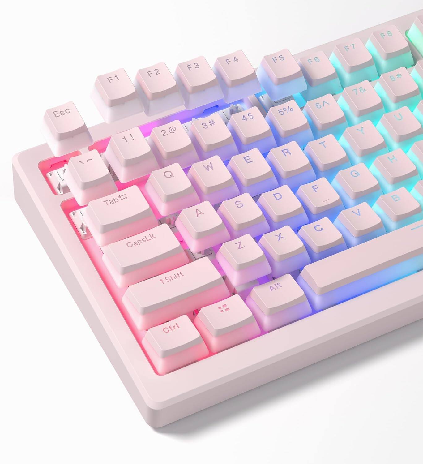 Esc F1 F2 F3 F4 F5 F6 F7 F8  
1! 2@ 3# 4$ 5% 6^ 7& 8*  
Q W E R T Y U  
A S D F G H  
Z X C V B N  
Tab S A D F G H  
CapsLk Z X C V B N  
Shift Alt Ctrl