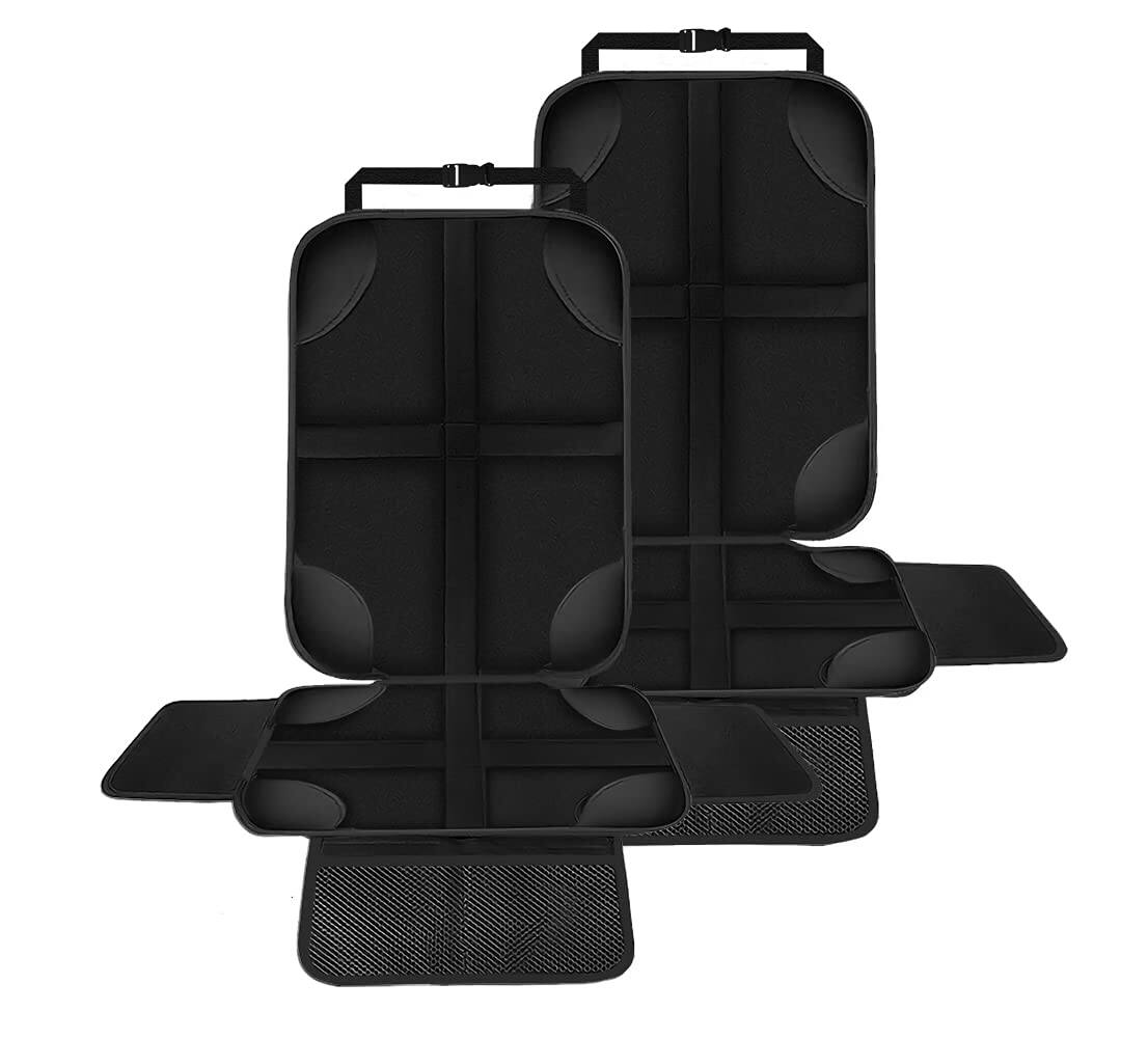 Front. VEGA AUTOMOTIVE - Car Seat Protector For With Non slip Function And Side Wings Made Of Anti stain Water Proof Durable Oxford - Pink.