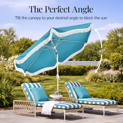 best large free standing patio umbrella SUPERJARE 13FT Outdoor for Patio, Double sided Pool Umbrellas with Fade Resistant Canopy, Table Umbrella for Deck, Market, Backyard charging solar panels and 36 LED lights JEAREY 9 ft. x 15
