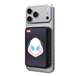 Keyscaper - Marvel Grid Wireless Mag Power Bank - Spider-Gwen