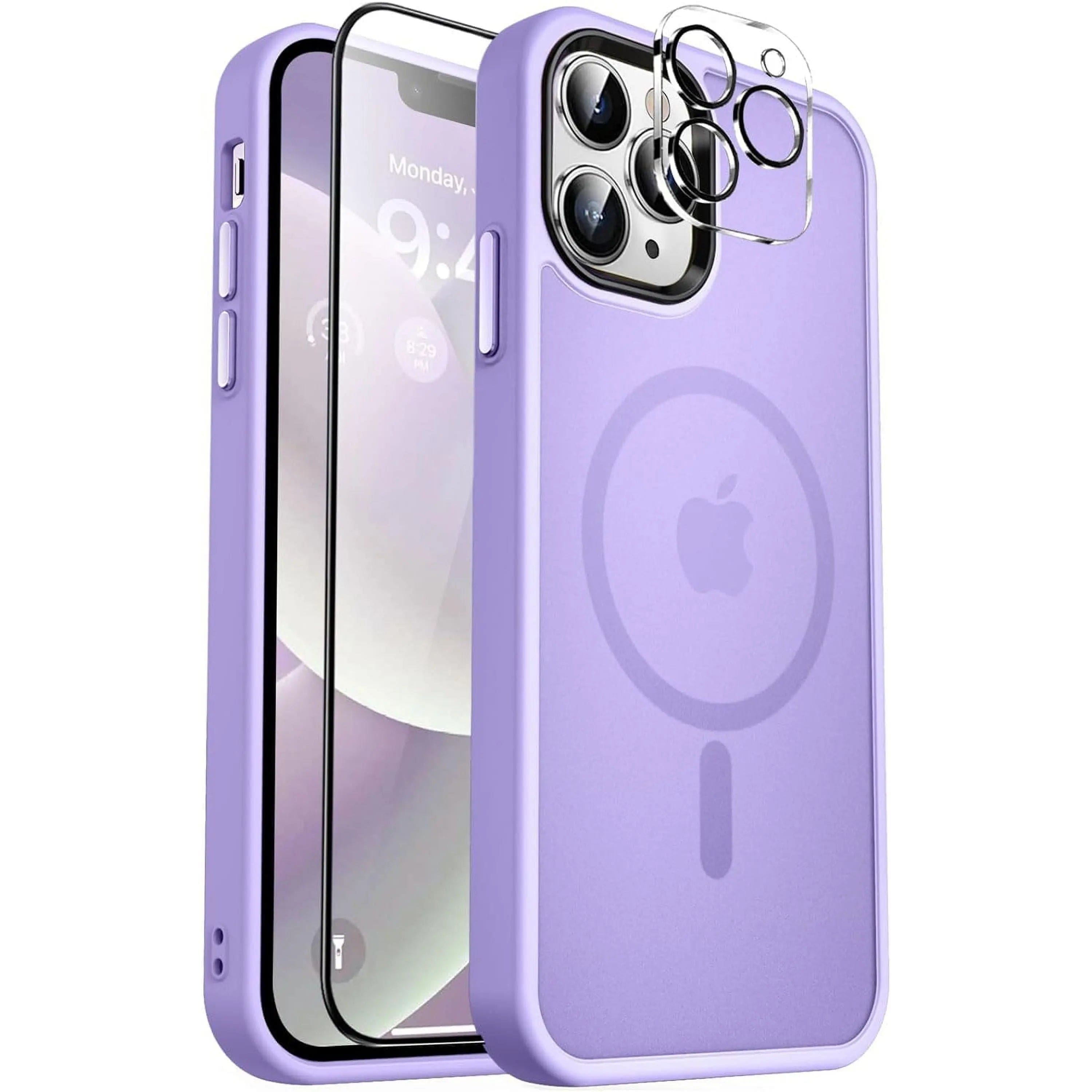 Bundle Entronix for iPhone 13 Pro Max [Magnetic] Translucent Matte