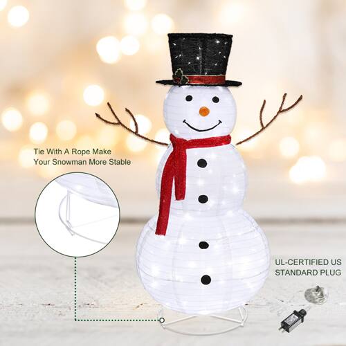 Tie With A Rope Make Your Snowman More Stable

UL-CERTIFIED US STANDARD PLUG