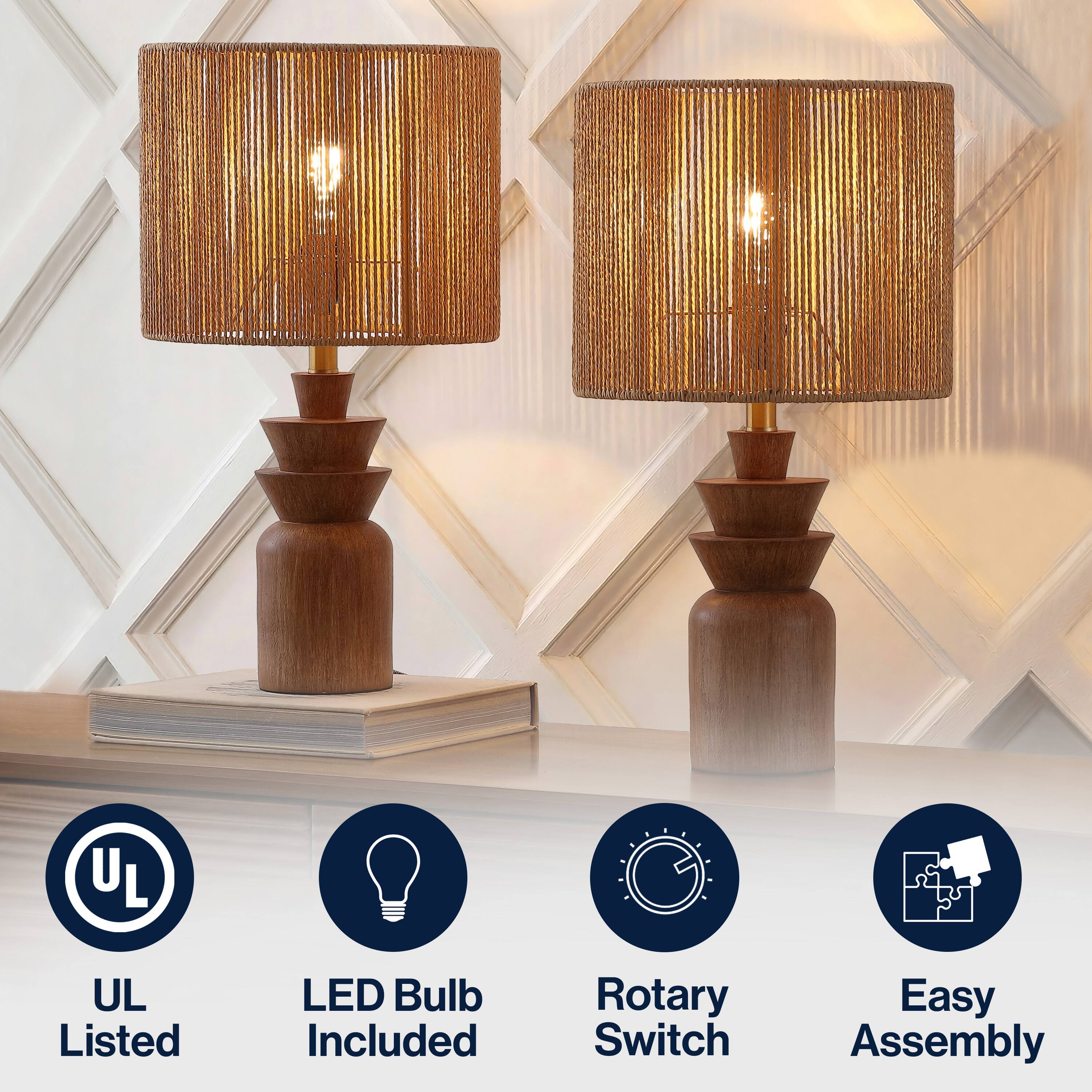 UL Listed LED Bulb Included Rotary Switch Easy Assembly