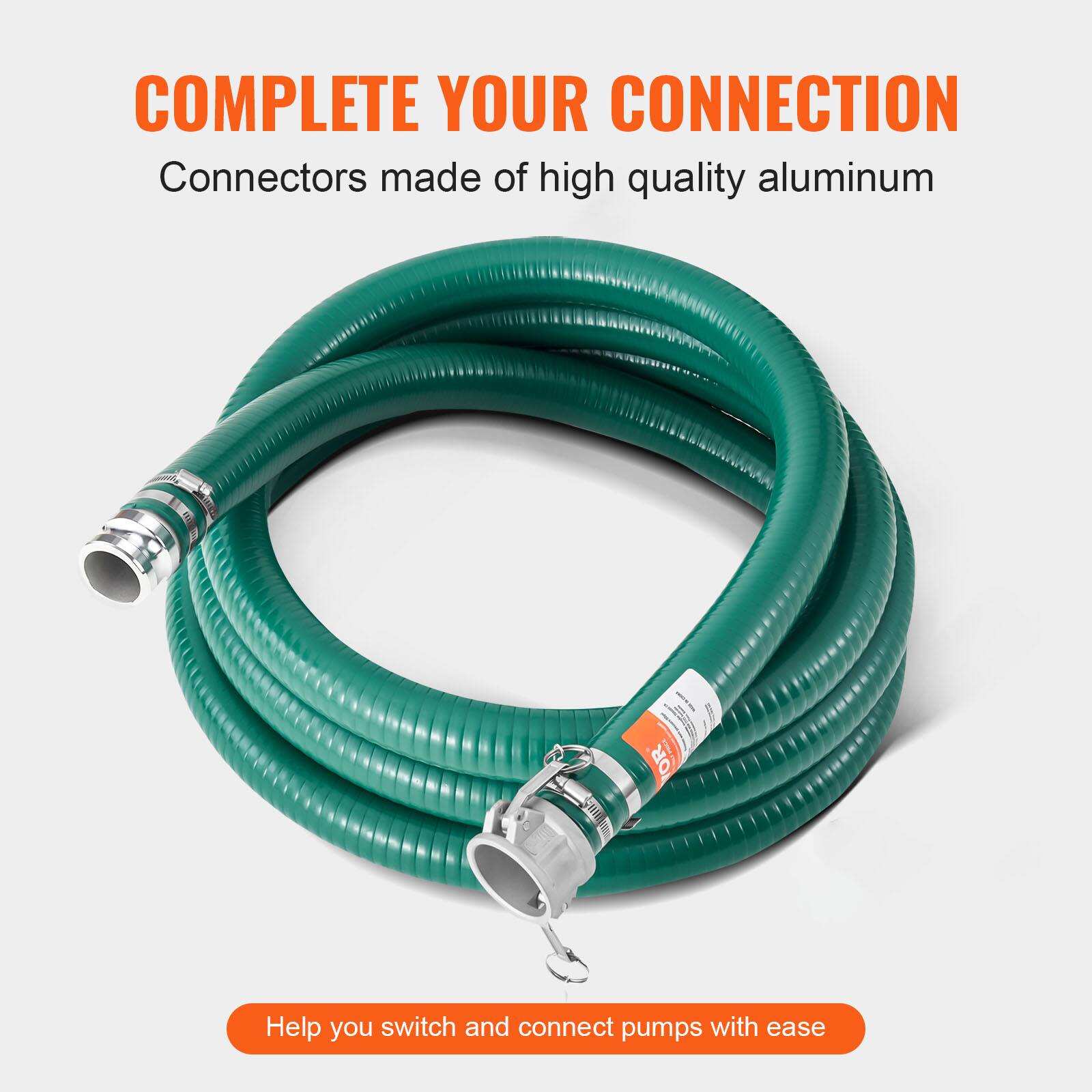 COMPLETE YOUR CONNECTION  
Connectors made of high quality aluminum  

Help you switch and connect pumps with ease