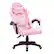 Alt View 11. CorLiving - Ravagers Gaming Chair - Pink and White.