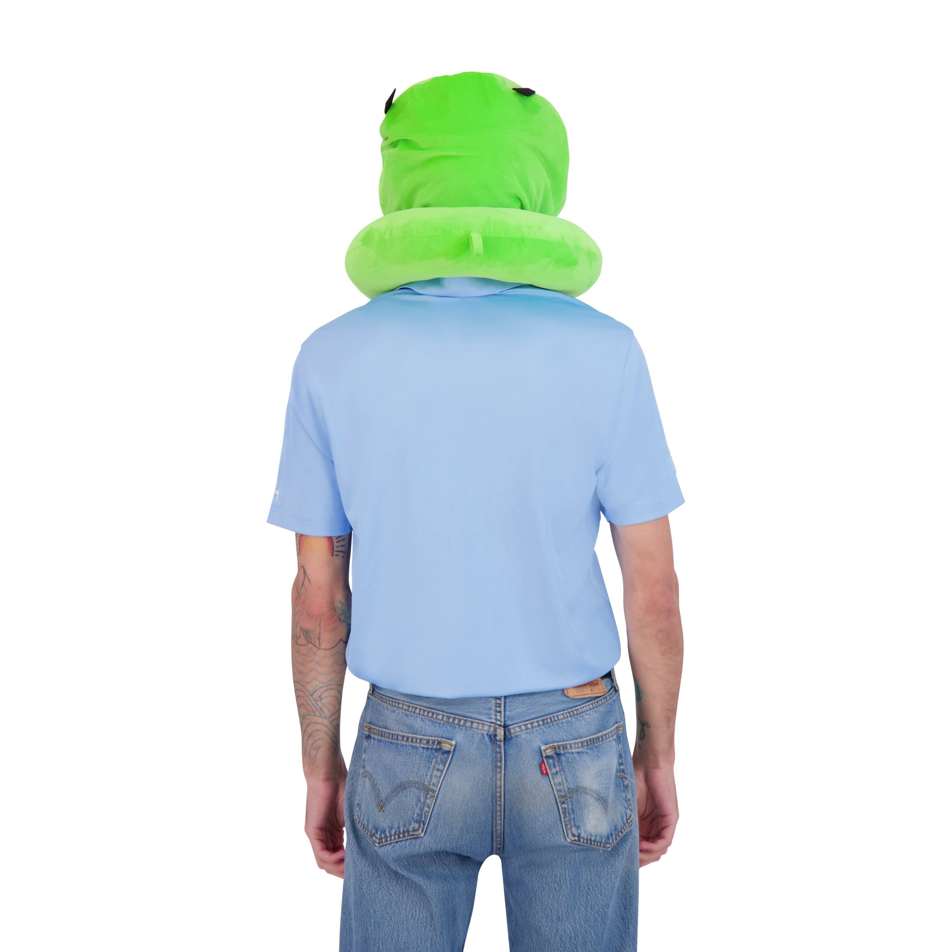 Alt View 2. Concept One - GIR HOODED KNECK PILLOW - GREEN.