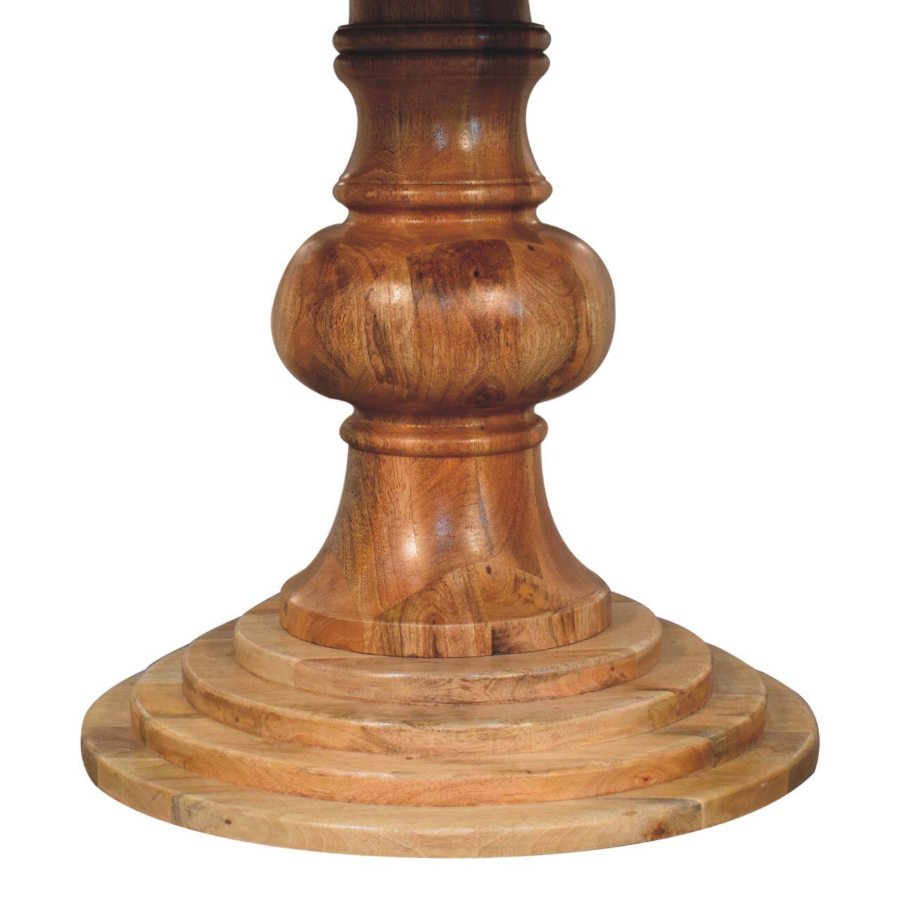 Alt View 6. Artisan Furniture - Round Turned Dining Table - Beige.