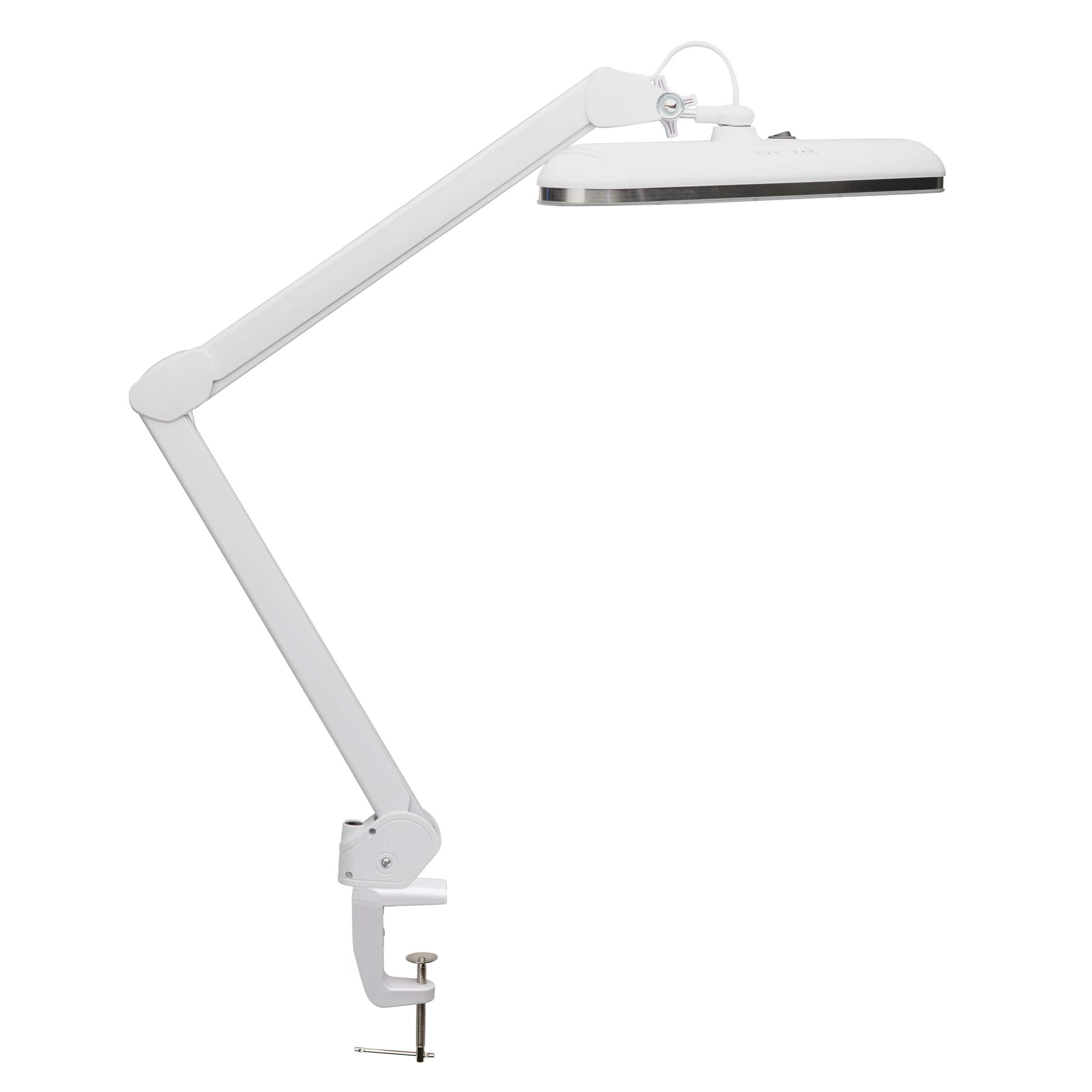 Kings County Tools - LED Desk Lamp with Clamp - White