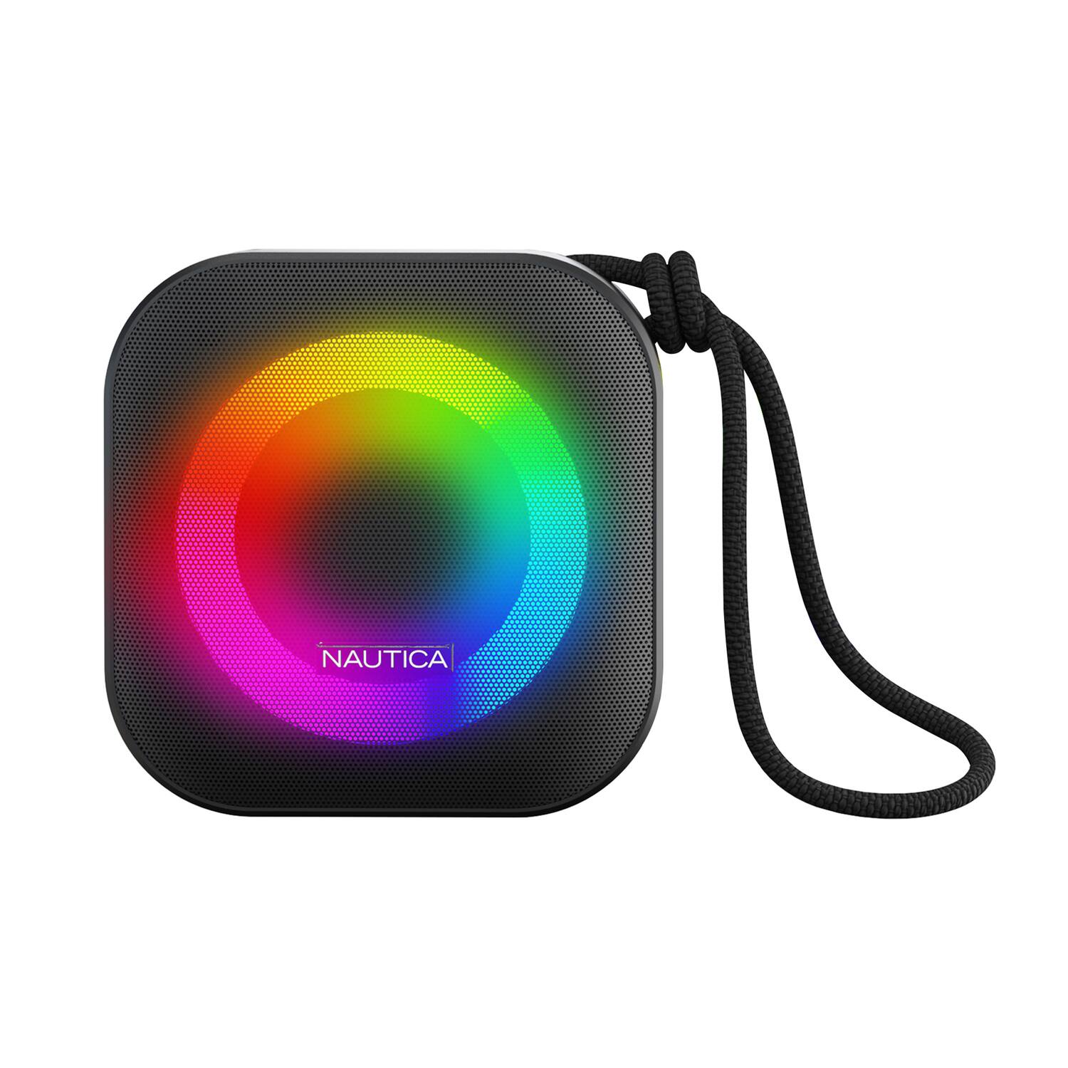 Left. Nautica - Nautica SP400 True Wireless Outdoor Speaker, IPX5 Waterproof Bluetooth Speaker with 2-Hour Quick Charge & 45-Day Standby - Black.