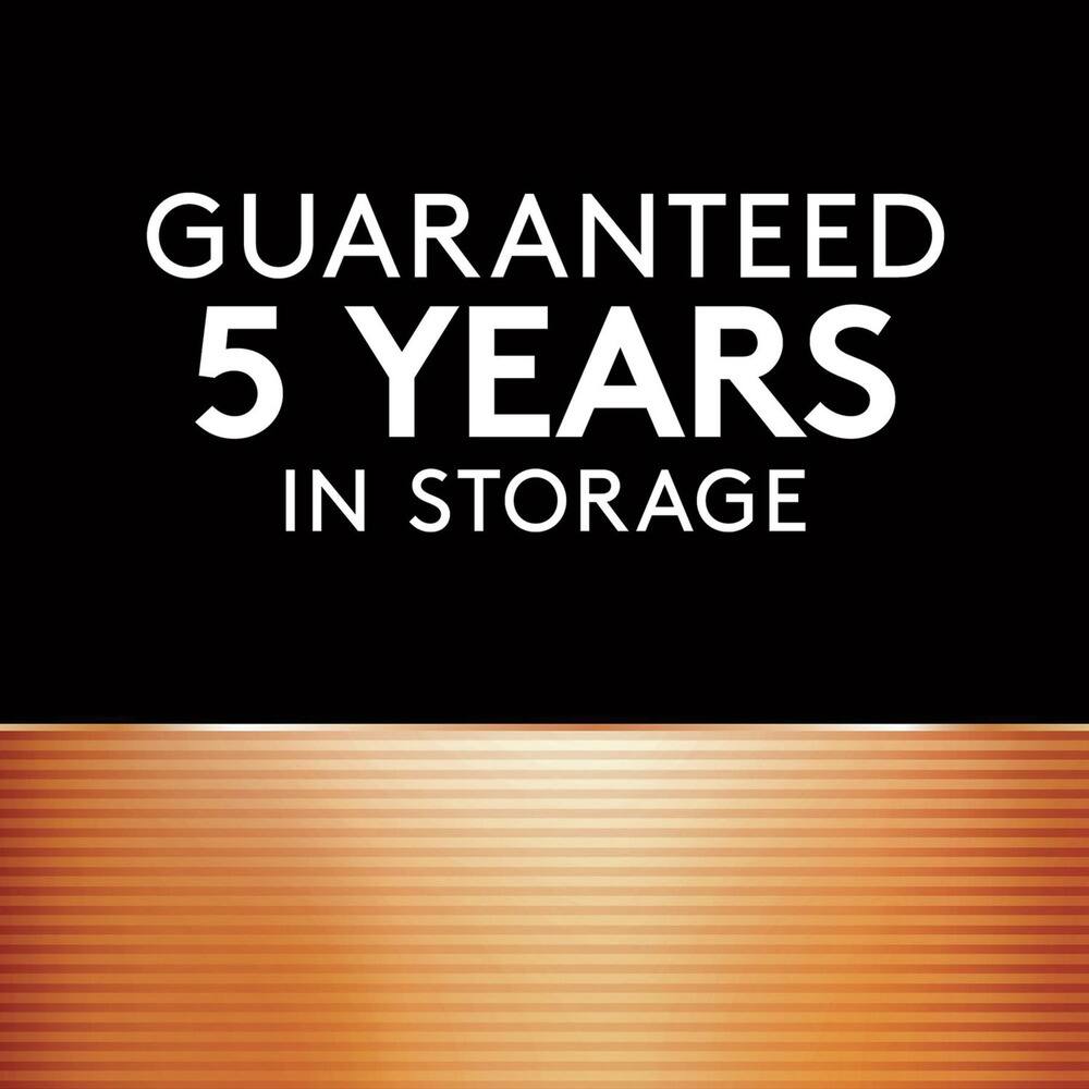 GUARANTEED  
5 YEARS  
IN STORAGE