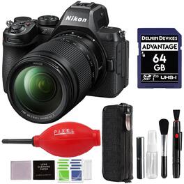 Nikon - Z5 II Mirrorless Camera with 24-200mm f/4-6.3 Lens with Advanced Accessories and Travel Bundle | 1688 - Black
