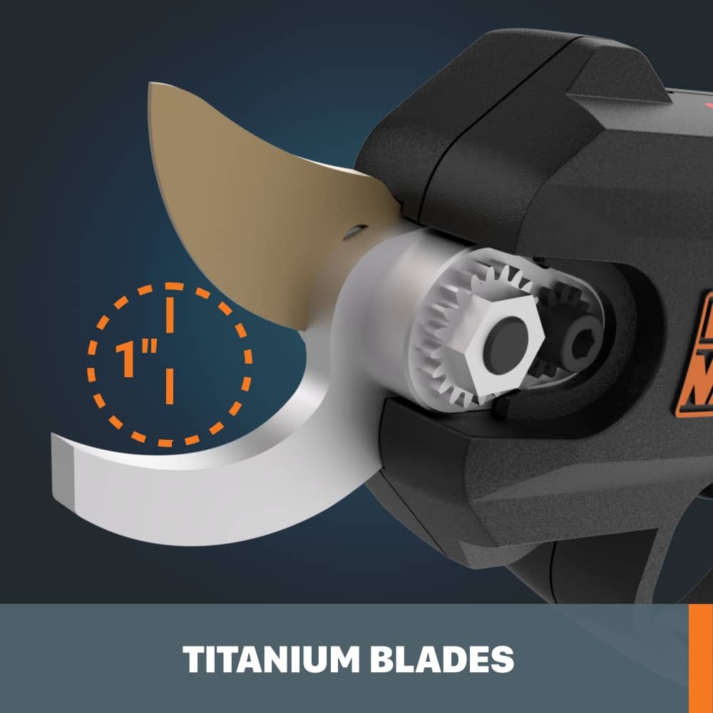 The text on the image reads "1 I I I M TITANIUM BLADES".