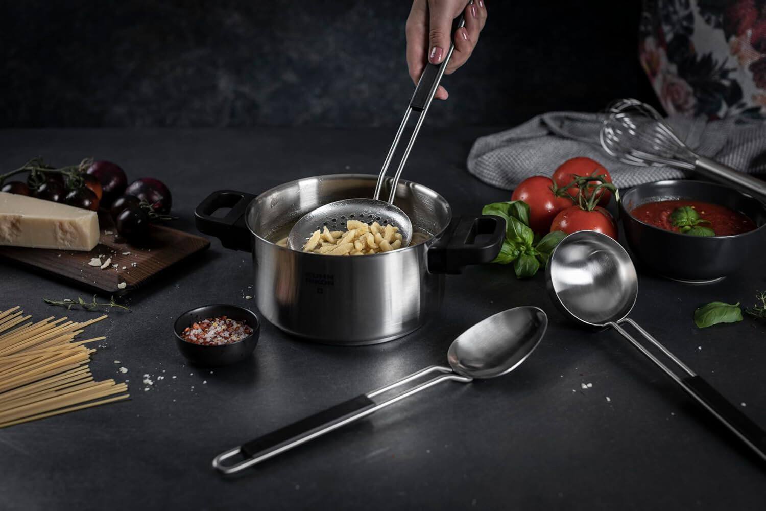 Alt View 1. Kuhn Rikon - Essential Ladle, Stainless Steel Bowl for Serving Soups, Stews & Sauces - Silver.