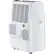 Alt View 6. TCL - TCL Q-Series 450 Sq. Ft. 10,000 BTU Smart Inverter Portable Air Conditioner - White.